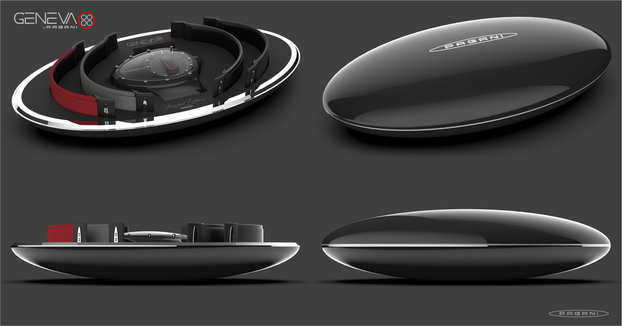 Geneva by Pagani — interchangeable strap variants
