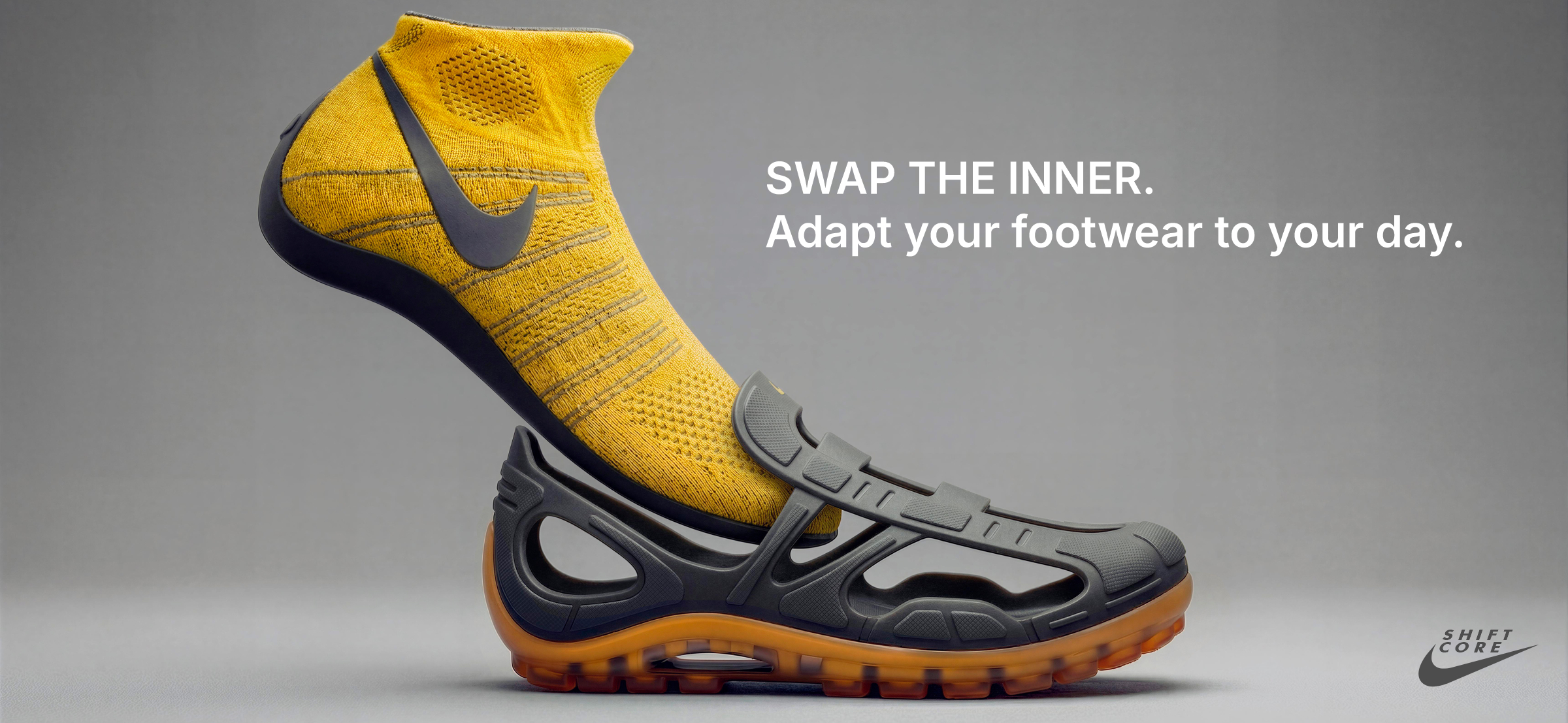 Swap the inner — adapt your footwear to your day
