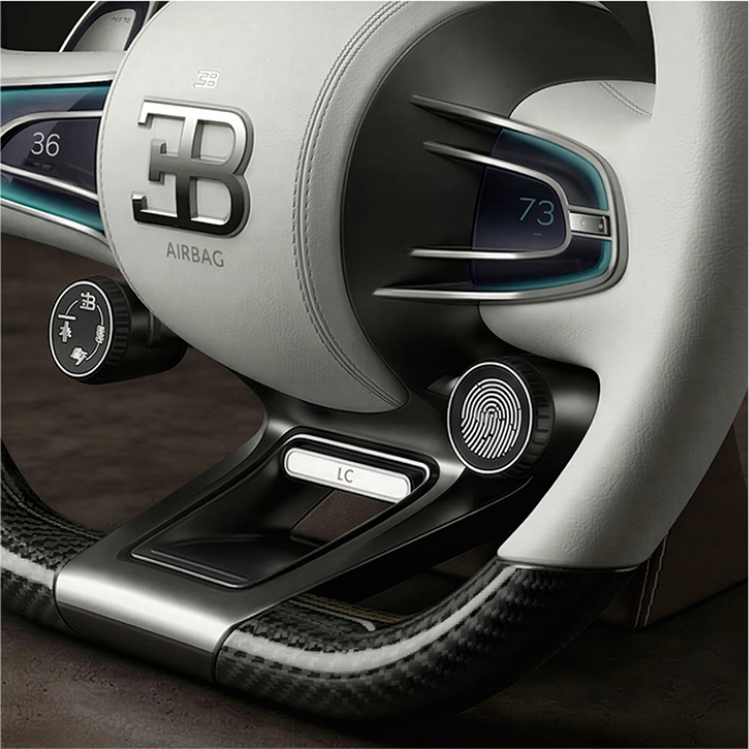Bugatti Millenium Steering Wheel