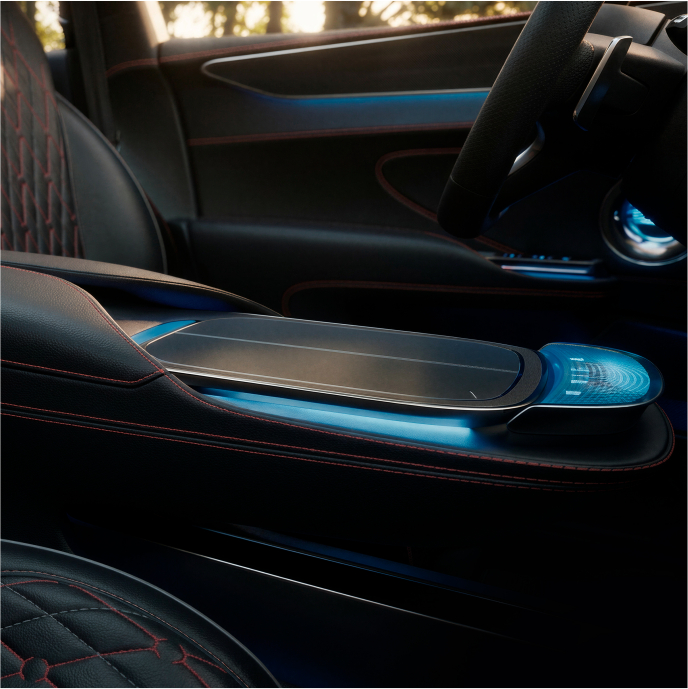 Luxury EV Center Console Concept